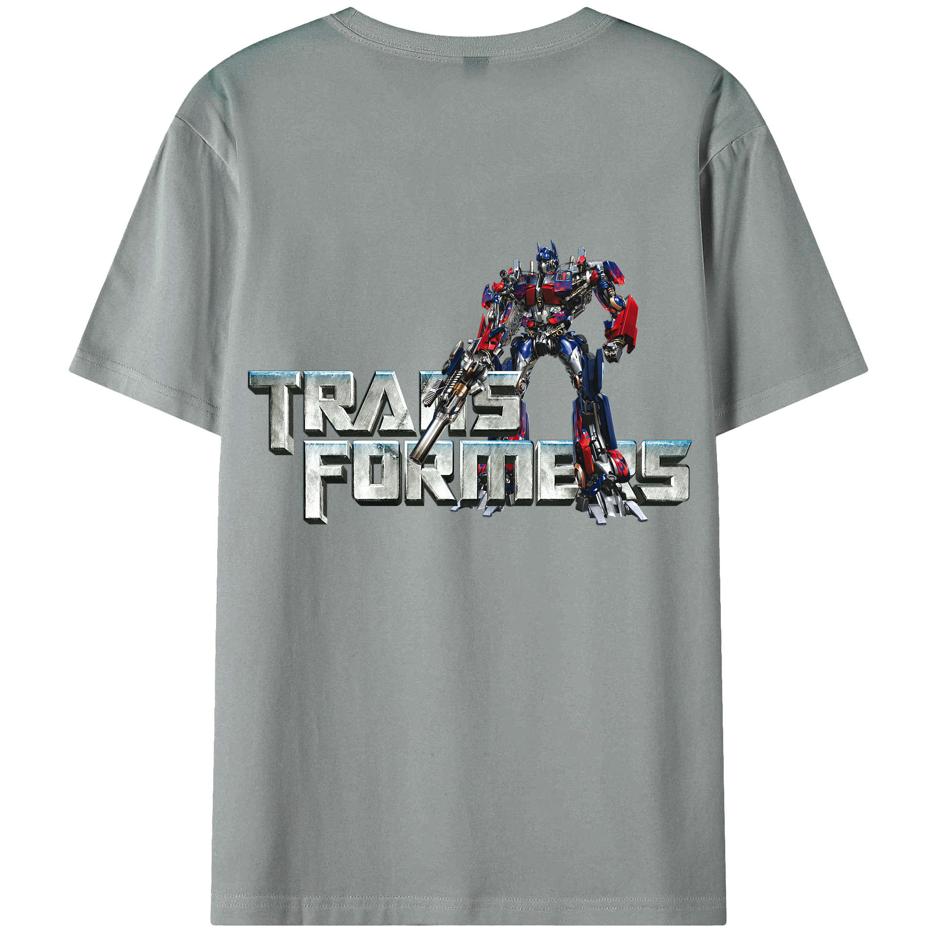 （画像用）  綿100％ メンズ半袖Tシャツ（バックプリント） 通気性